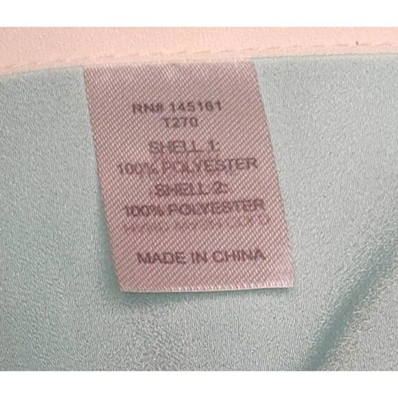 Sleeveless High Neck Top with White Stripe by C Sz M - Picture 8 of 8